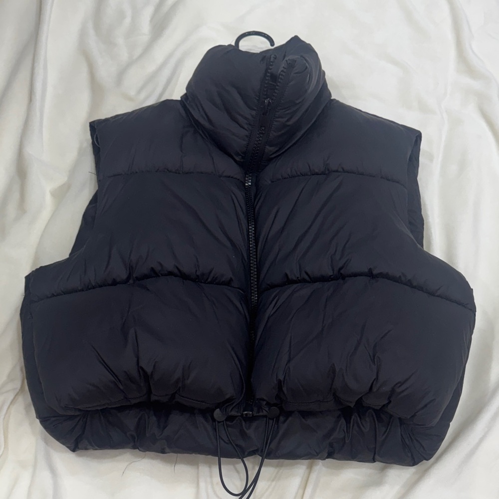 Furloth Black Puffer Vest (size runs small)